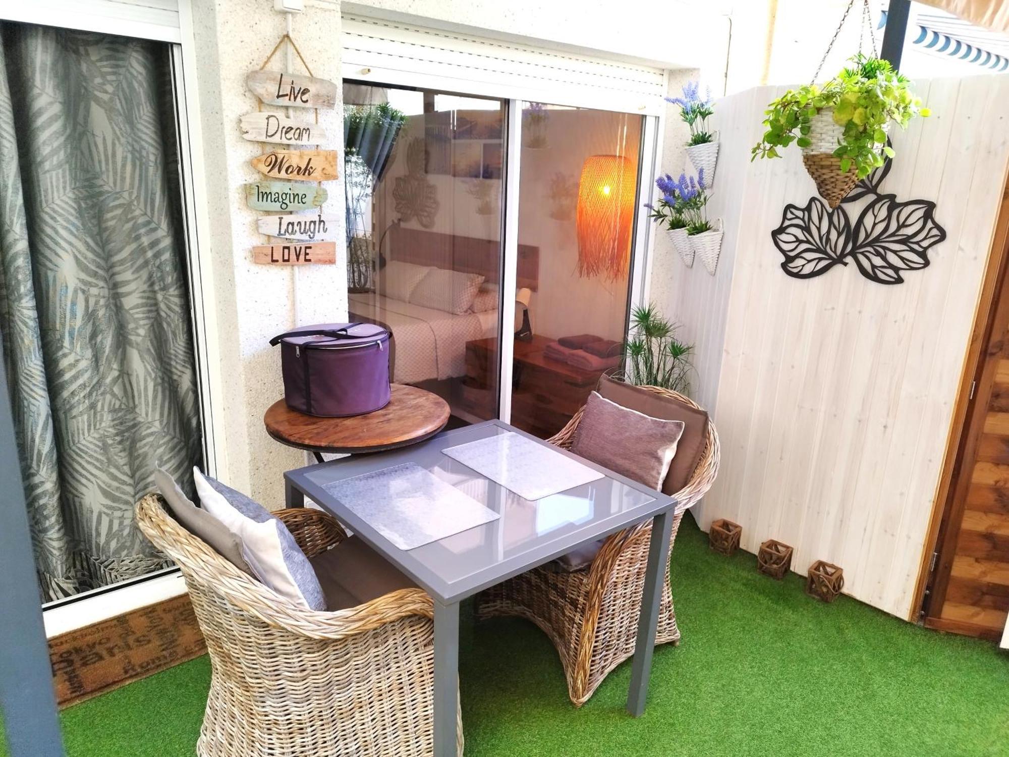 Apartment Big Privat Terrace Calafell Beach Free Parking Exterior foto